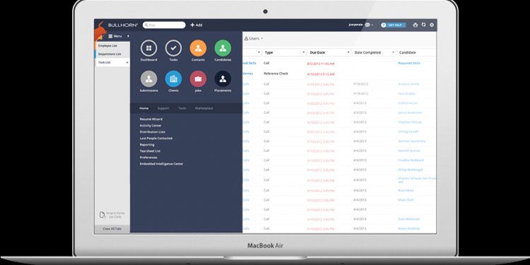 Bullhorn Recruiting software