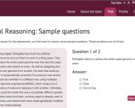 Sample questions paper for Psychometric tests